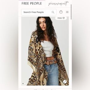 Magic Dance Border Print Kimono